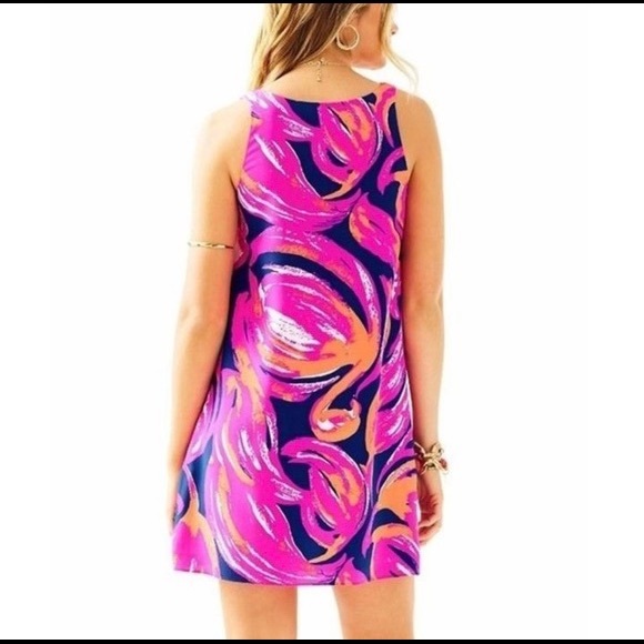 Lilly Pulitzer Jackie Plume Bloom Shift - Picture 4 of 14